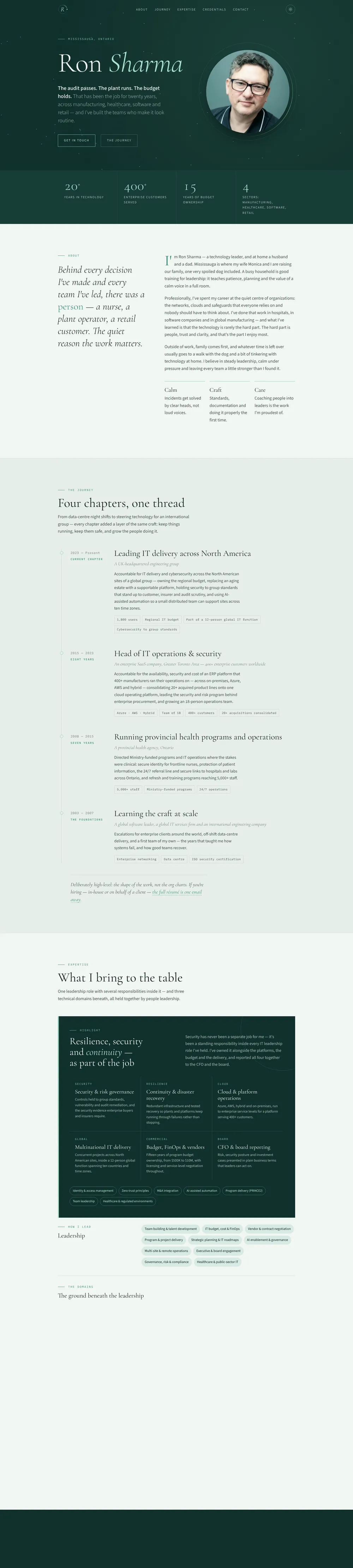 rlsharma.com, site Web, ordinateur